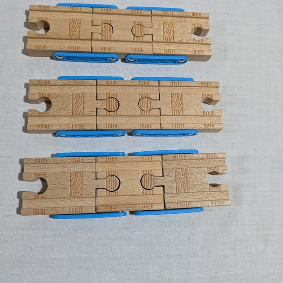 Thomas And Friends Wooden Railway Adapt A Track Lot Of 3  Adapters - Picture 2 of 11